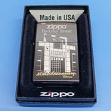 Zippo 60th Anniversary Barbour Street Black Ebony 28790