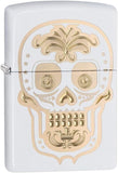 Zippo Sugar Skull White Matte 28792
