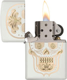 Zippo Sugar Skull White Matte 28792