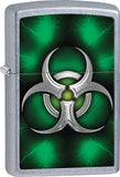 Zippo Metallic Biohazard Street Chrome 28853