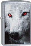 Zippo White Wolf Street Chrome 28877