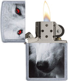 Zippo White Wolf Street Chrome 28877