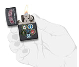 Zippo U.S. Military Armed Forces Black Matte 28898