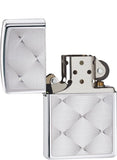 Zippo Wavy Diamonds Pocket Lighter, High Polish Chrome 28951