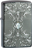 Zippo Crystal Lattice Black Ice Armor 28956