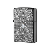 Zippo Crystal Lattice Black Ice Armor 28956