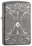 Zippo Crystal Lattice Black Ice Armor 28956