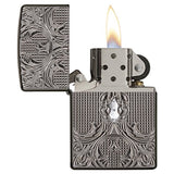 Zippo Crystal Lattice Black Ice Armor 28956
