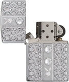 Zippo Playboy Armor Swarovski Crystals 28964