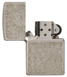 Zippo Armor Antique Silver Plate 28973