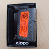 Zippo Harley Davidson Black Matte Laser Engrave 28983