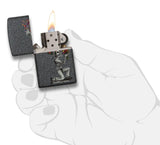Zippo Skull Couple Iron Stone 28987
