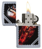 Zippo Chrome Skull Street Chrome 29067