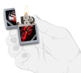 Zippo Chrome Skull Street Chrome 29067
