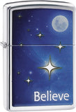 Zippo Stars High Polish Chrome 29071