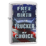 Zippo Americana Trucker Brushed Chrome 29078