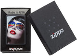 Zippo Bright Lights Lady Black Matte 29090
