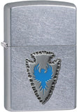 Zippo Arrowhead Emblem Street Chrome 29101
