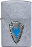Zippo Arrowhead Emblem Street Chrome 29101