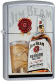 Zippo Jim Beam Bourbon Street Chrome 29124