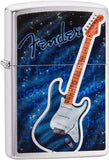 Zippo Fender Guitar Brushed Chrome 29128