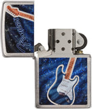 Zippo Fender Guitar Brushed Chrome 29128