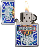 Zippo Harley Davidson Logo High Polished Chrome 29159