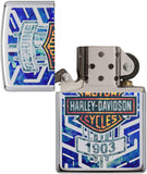 Zippo Harley Davidson Logo High Polished Chrome 29159