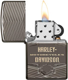 Zippo Harley-Davidson Logo Black Ice 29165