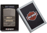 Zippo Harley-Davidson Logo Black Ice 29165