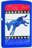 Zippo Democratic Donkey Royal Blue Matte 29166