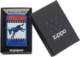 Zippo Democratic Donkey Royal Blue Matte 29166