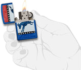 Zippo Democratic Donkey Royal Blue Matte 29166