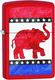 Zippo Republican Elephant Red Matte 29167
