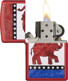 Zippo Republican Elephant Red Matte 29167