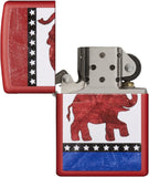 Zippo Republican Elephant Red Matte 29167