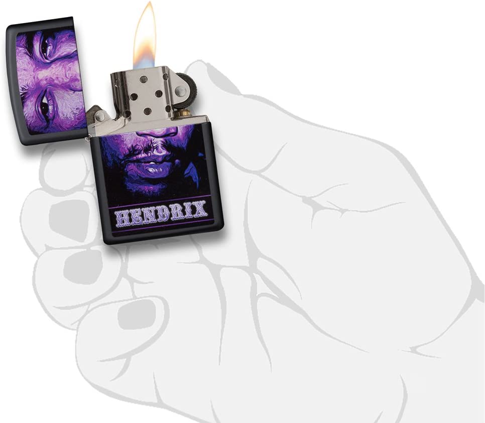 Zippo Jimi Hendrix Purple Haze 29168 - Free Shipping - Real Guts