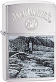 Zippo Jack Daniel's Series 7 Brushed Chrome 29179