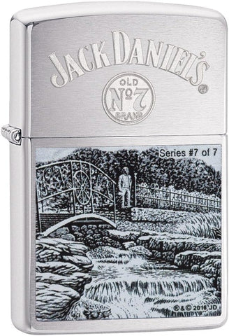 Zippo Jack Daniel's Series 7 Brushed Chrome 29179