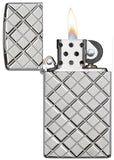 Zippo Slim Argyle Deep Carve 29186