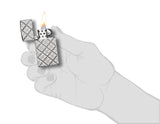 Zippo Slim Argyle Deep Carve 29186