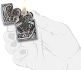 Zippo Harley-Davidson Motor Flag Emblem Street Chrome 29266
