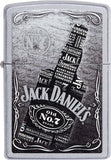 Zippo Jack Daniel's Old No. 7 Satin Chrome 29285