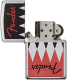 Zippo Fender Argyle Design High Polish Chrome 29309