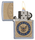 Zippo Navy Street Chrome 29384