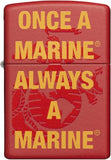 Zippo U.S. Marine Corps. Red Matte 29387