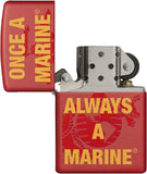 Zippo U.S. Marine Corps. Red Matte 29387