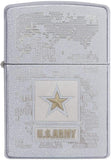 Zippo U.S. Army Satin Chrome 29388