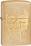 Zippo Grunge Skull Gold Dust 29401