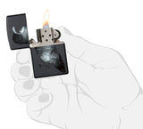 Zippo Double Exposed Raven 29407